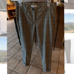 Cabi “Plaid Hatter” Crop Pants, Size 4